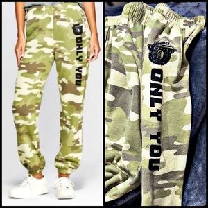 Target “Only You” Smokey Bear Camouflage Joggers